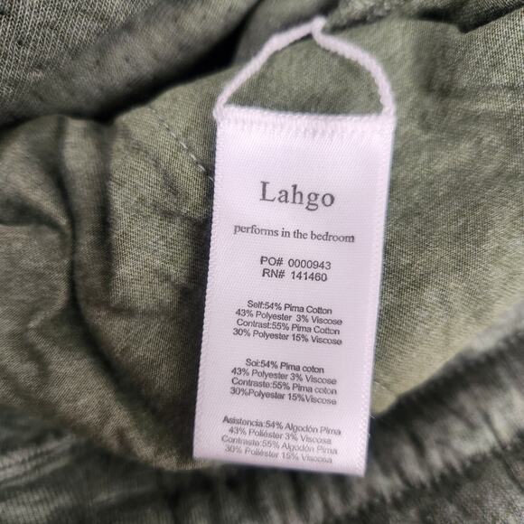 Lunya Lahgo Restore Double Faced Pant Sweatpant Jogger Humble Green Medium NWOT - Picture 8 of 10